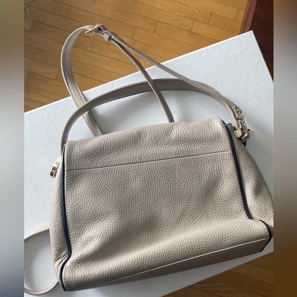 🌸Kate Spade Chester Street Miri grey pebble leather Satchel w removable strap🌸 - Picture 4 of 5